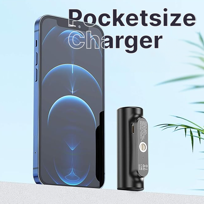 The Sidearm 2.0 | Pocket powerbank | Type-C, Lightning and Micro usb